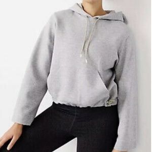 Jcrew gray hoodie with bell sleeves